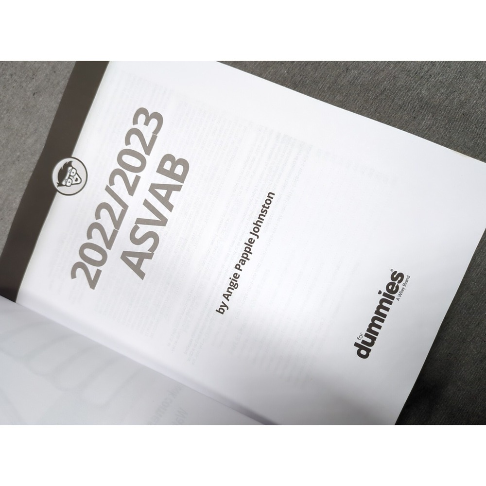 ASVAB For Dummies‎ 2022-2023 + Online Practice Tests, Video, Flashcards - Picture 3 of 16